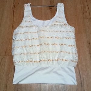 Sleeveless Stripped Top